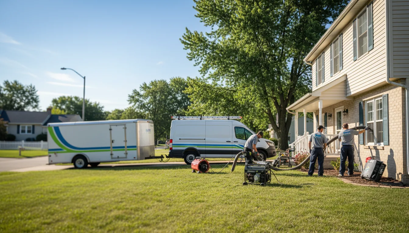Flooded Basement Restoration And Cleanup With Repair in Turners Falls, MA near me